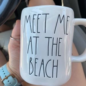 Rae Dunn “ meet me at the beach” coffee mug